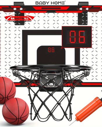 Indoor Basketball Hoop For Kids, Door Room Basketball Hoop, Mini Basketball Hoop With 2 Balls, Basketball Toys sea and beach accessories